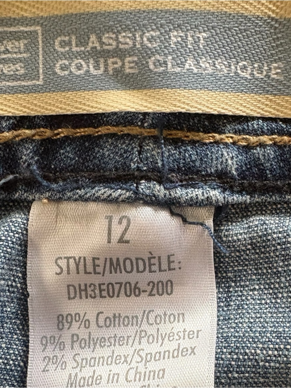 Classic Blue Denim Midi Skirt, Size 12 - Picture 2 of 3